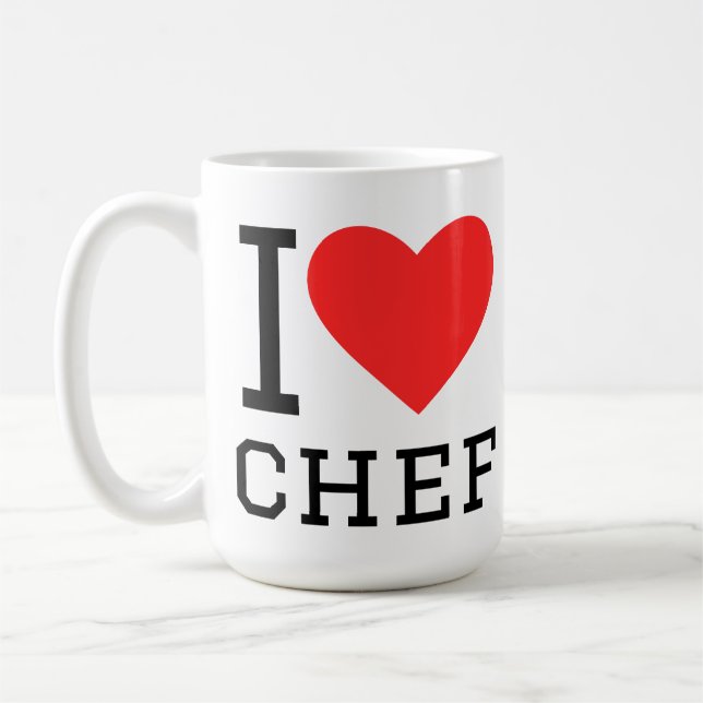 Ich liebe Koch Kaffeetasse (Links)