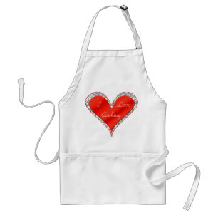 Ich Liebe Kochen Valentinstag Herz Schürze