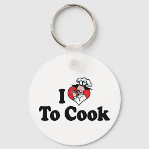 Ich Liebe Kochherz - Koch Baker Kochen Lover Schlüsselanhänger