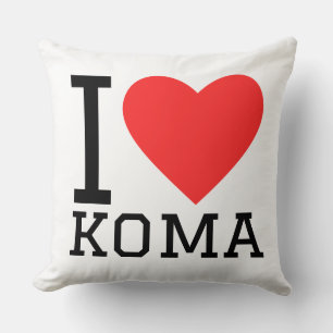 Ich liebe Koma Kissen