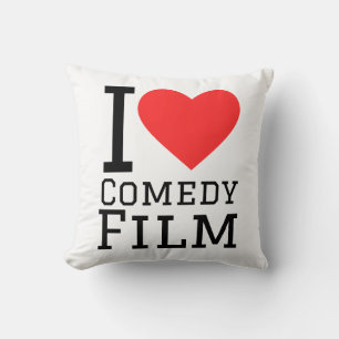 Ich liebe Komödienfilme Kissen