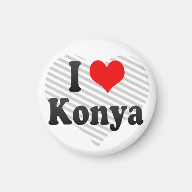 Ich Liebe Konya, Türkei. Seviyorum Konya, Türkei Magnet (Vorne)