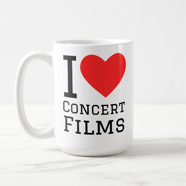 Ich liebe Konzertfilme Kaffeetasse (Links)