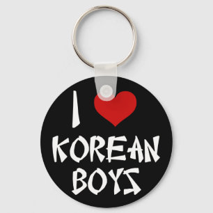 Ich Liebe koreanische Jungs Schlüsselanhänger