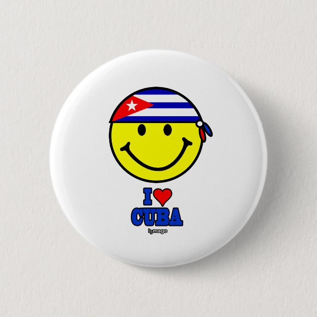 ICH LIEBE KUBA BUTTON (Vorderseite)