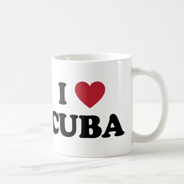 Ich liebe Kuba Kaffeetasse (Rechts)