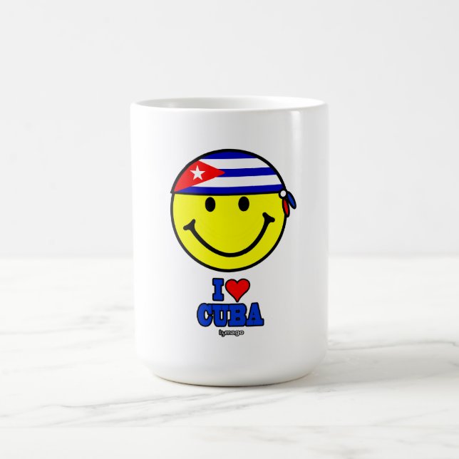 ICH LIEBE KUBA KAFFEETASSE (Mittel)