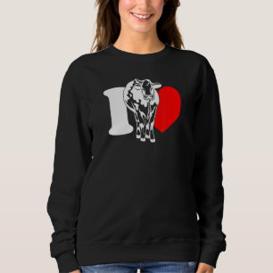 Ich liebe Kühe - Lustiger Landwirt, Rinderzüchter, Sweatshirt