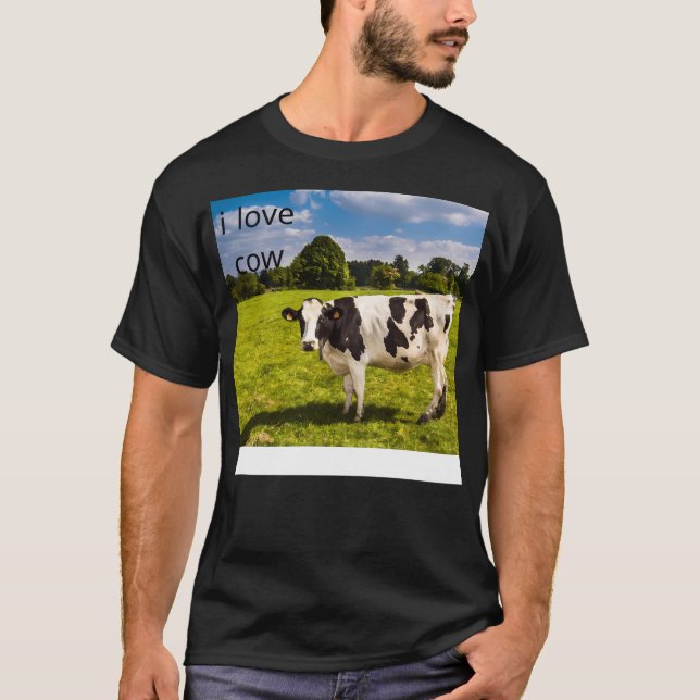Ich liebe Kühe T-Shirt (Vorderseite)
