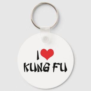 Ich liebe Kung Fu Schlüsselanhänger