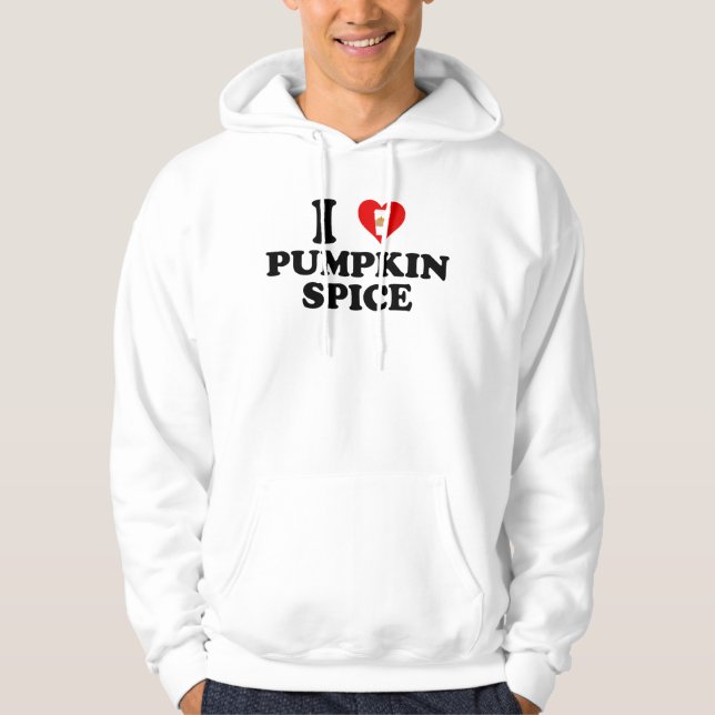Ich liebe Kürbisgewürz Hoodie (Vorderseite)