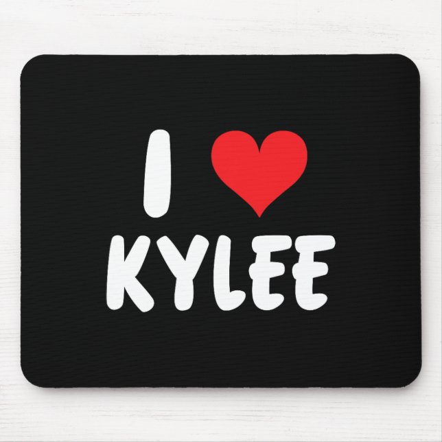 Ich liebe Kylee - Herz - Name  Mousepad (Vorne)