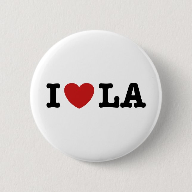 Ich liebe LA Button (Vorderseite)