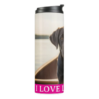 Ich liebe Labradors Thermobecher Thermosbecher