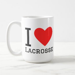 Ich liebe Lacrosse Kaffeetasse