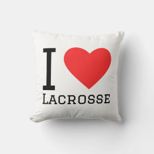 Ich liebe Lacrosse Kissen
