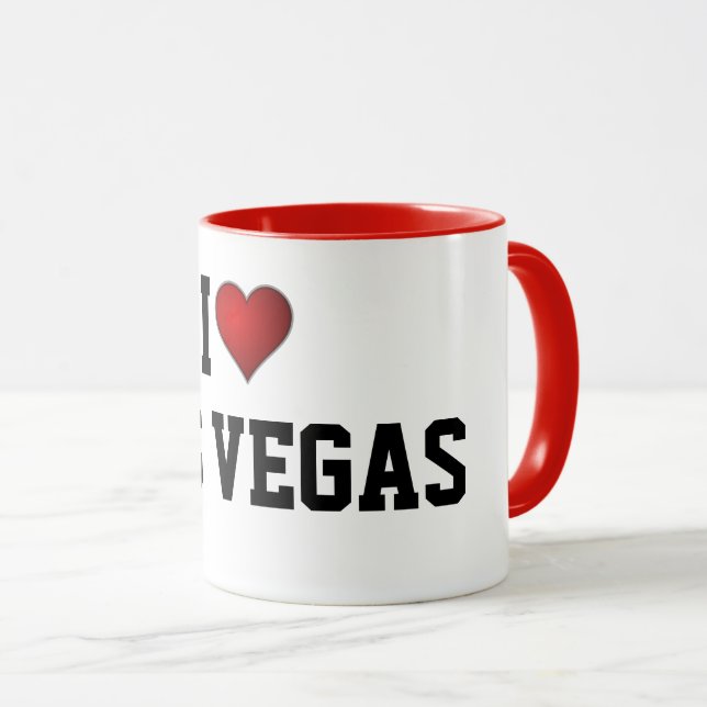 ICH LIEBE LAS VEGAS TASSE (VorderseiteRechts)