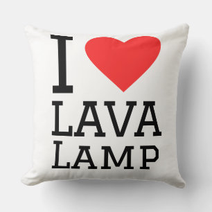 Ich liebe Lava-Lampe Kissen