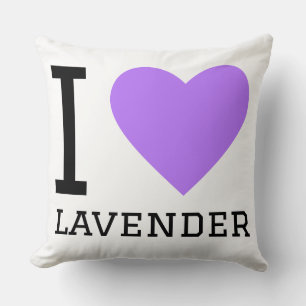 Ich liebe Lavendel Kissen