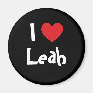 Ich liebe Leah Magnet