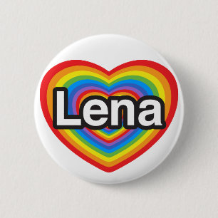 Ich Liebe Lena. Ich Liebe dich Lena. Herz Button