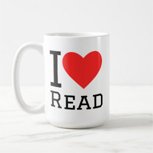 ich liebe lesen kaffeetasse