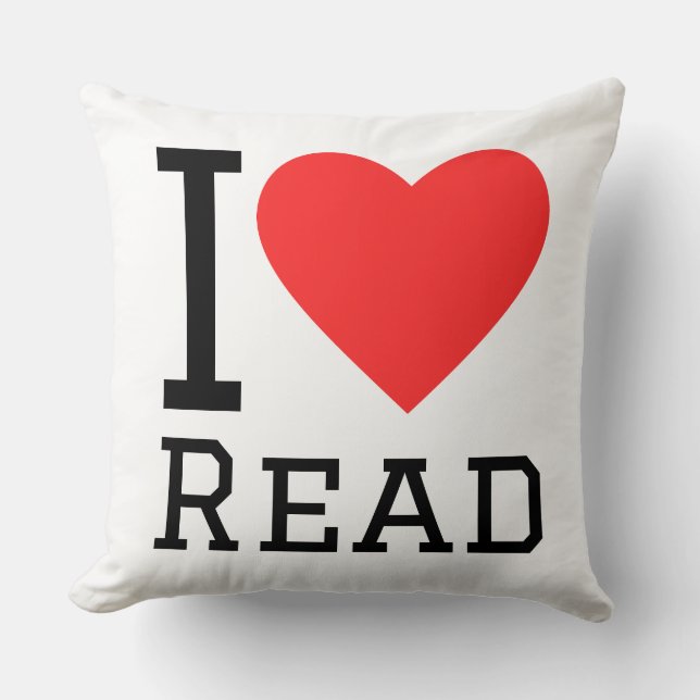 ich liebe lesen kissen (Vorderseite)