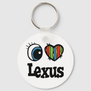 Ich liebe Lexus Schlüsselanhänger