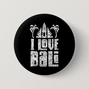 Ich liebe Li Indonesien Sommerwellen Urlaub Button