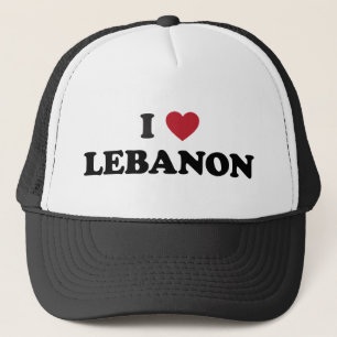 Ich liebe Libanon Truckerkappe