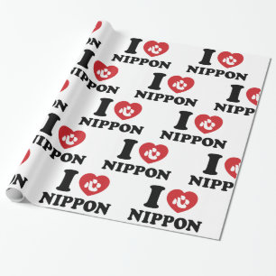 ICH LIEBE [LIEBE] NIPPON GESCHENKpapier