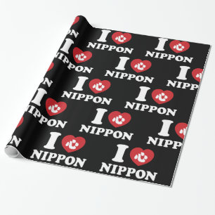 ICH LIEBE [LIEBE] NIPPON GESCHENKpapier