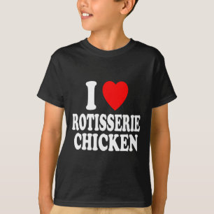 Ich liebe (liebe) Rotisserie-Hähnchen Keto Carnivo T-Shirt