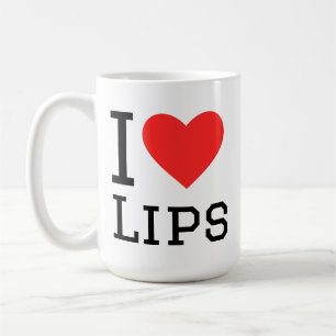 Ich liebe Lippen Kaffeetasse