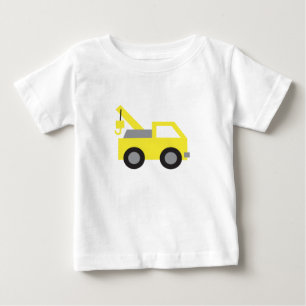 Ich Liebe LKWs, Niedlich Gelbwagen für Kinder Baby T-shirt