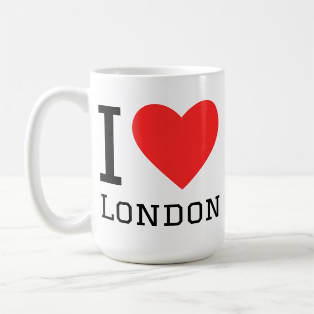 Ich liebe London  Kaffeetasse (Links)