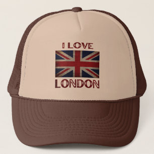 ICH LIEBE LONDON-LASTWAGEN-FAHREMÜTZE TRUCKERKAPPE
