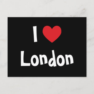 Ich liebe London Postkarte