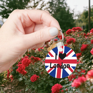 Ich liebe London Schlüsselanhänger