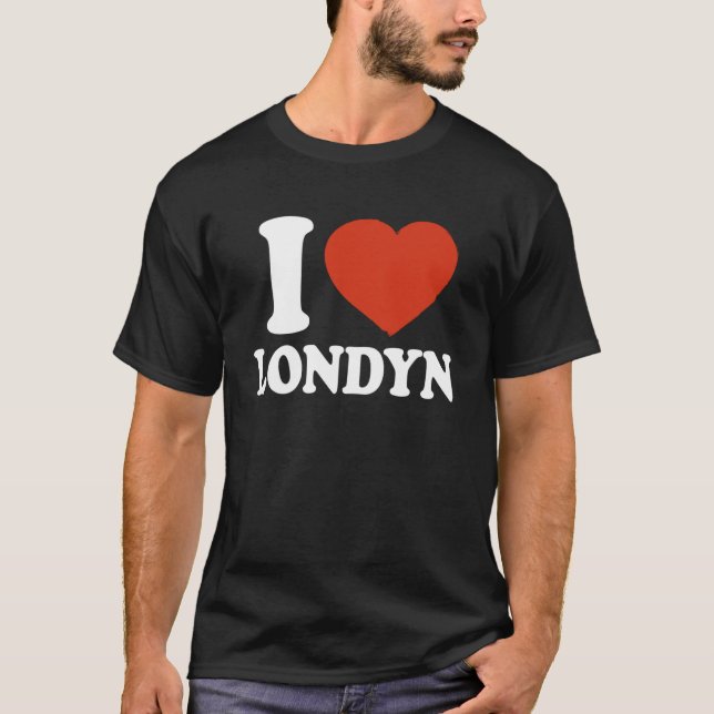 Ich Liebe Londyn, ich Herz Londyn, Valentine, Rote T-Shirt (Vorderseite)
