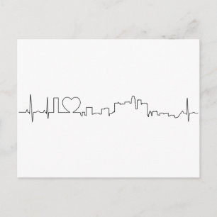 Ich Liebe Los Angeles im außergewöhnlichen ecg-Sti Postkarte
