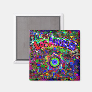 ICH LIEBE Los Angeles Mystic Dance Neo Version  Magnet