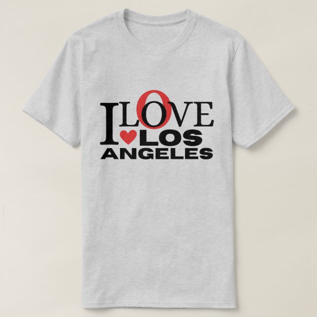 Ich liebe Los Angeles T-Shirt (Design vorne)