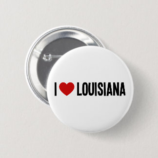 Ich liebe Louisiana Runde Knöpfe Button
