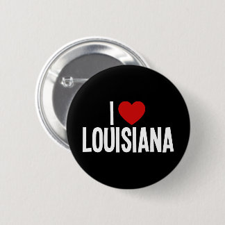 Ich liebe Louisiana Runde Knöpfe Button