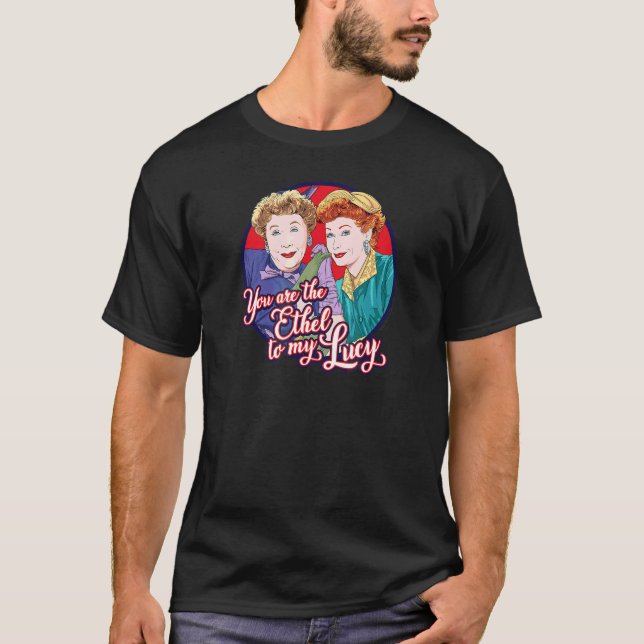 Ich Liebe Lucy Ethel zu meiner Lucy T-Shirt (Vorderseite)