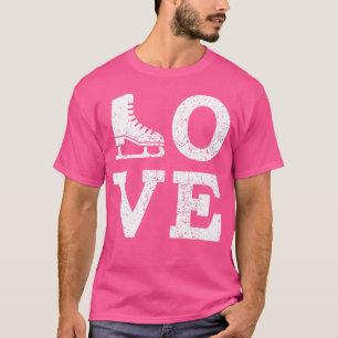 Ich liebe lustiges Eislaufen zu Weihnachten T-Shirt