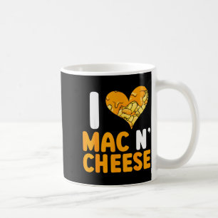 Ich liebe Mac N' Cheese Lustiger Mac und Käse Kaffeetasse