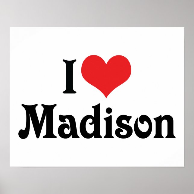 Ich liebe Madison Poster (Vorne)