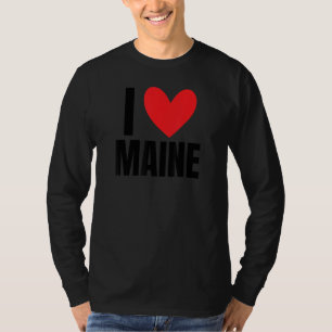 Ich liebe Maine Hummer Portland Lewison Bangor Kie T-Shirt